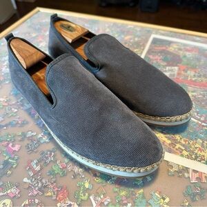 Peter Millar Collection Perforated Leather Coastal Slip-On Shoes